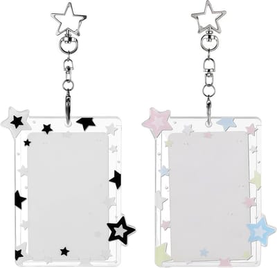 Fotokaarthouder Set - Idool Kaartenhoes - Verzamelen Presenteren - Met Ster Hanger - 3 Inch Formaat