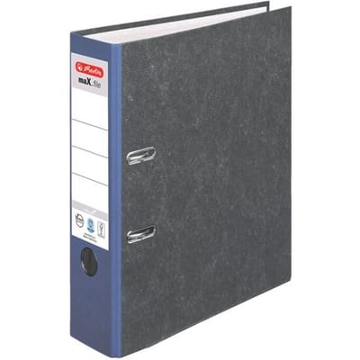 herlitz ordner maX.file nature, A4, rugbreedte 80 mm, blauw