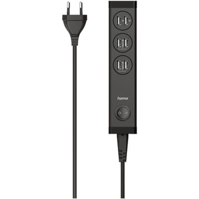 Meervoudige USB-oplader, 6 poorten USB-A voor tablets en smartphones, 34W