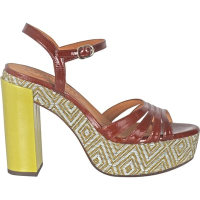Chie Mihara - Sandalen - 451132 - Bruin / Geel