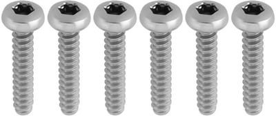 Dailygoods- Schroeven 4,8 x 25mm - 6 stuks - Roestvrij Staal - Corrosiebestendig - Compatibel met Mountfield SP53H - Eenvoudig te installeren - Bevestigingsschroeven