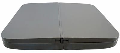 W'eau spacover 235 x 235 cm - Grijs - Radius 18 cm