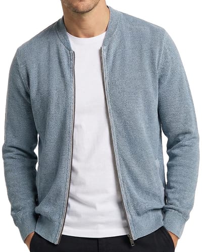 CASA MODA comfort fit vest - lichtblauw