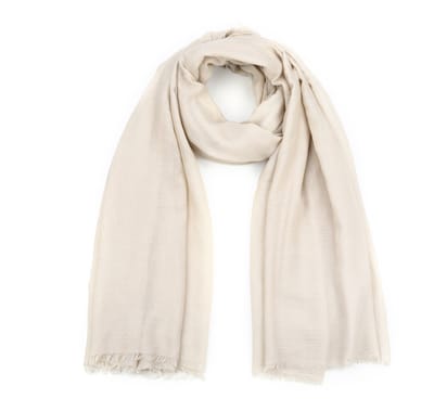 Effen Sjaal (90x180cm) – Licht & Veelzijdig - Beige