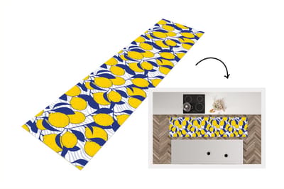Keukenloper - Loper keuken - Citroen - Zebra - Fruit - Patronen - 200x50 cm - Keukenloper vinyl