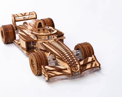 Veter Models Bouwpakket Racer V3 17 X 7 X 4 Cm Hout Bruin