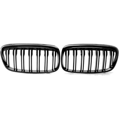 Voorgrill Mesh F45 Zwart Vervanging voor BMW 2 Serie 5-zits Active Tourer & 7-zits F46 Gran zwart
