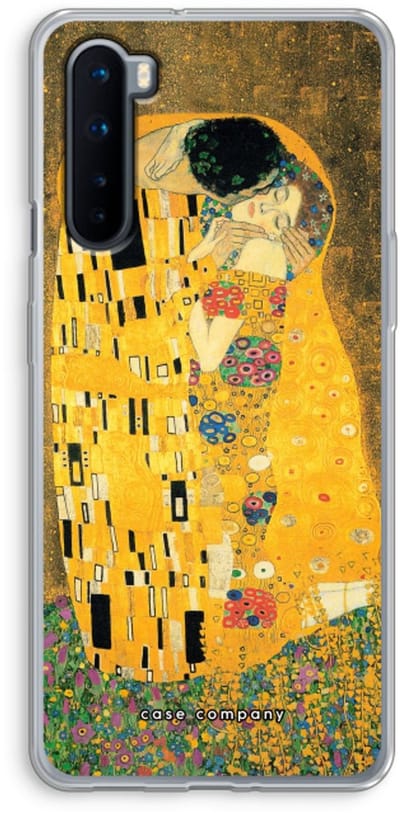 Case Company® - Hoesje geschikt voor OnePlus Nord hoesje - Der Kuss - Soft Cover Telefoonhoesje - Bescherming aan alle Kanten en Schermrand