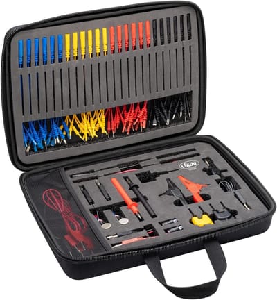 Meetkabelset - Testkabels - Elektrisch Testen - 92 Delig - 38x28x8 cm