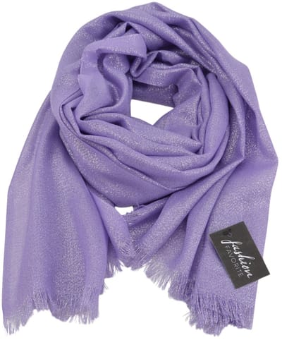 Shiny Glitter Sjaal - Lila | Viscose | 200 x 80 cm | Fashion Favorite