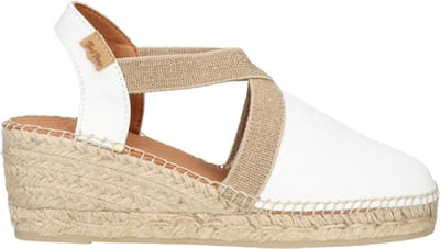 Toni Pons - Tossa Leren Dames Espadrilles Blanc - Maat 45