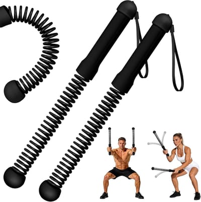Gevechtstouwen Set - Draadloze Touwen - Intensieve Training - Stil Ontwerp - 44 cm - Zwart