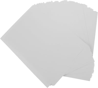 Puzzellijm Stickers - Bewaarfolie Puzzel - Puzzels Beschermen - Knoeivrij Plakken - 29.7 x 21 cm - Wit