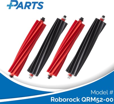 Roborock QRM52-00 Borstels (4 Stuks, Plus.Parts® alternatief voor 8.02.0322)