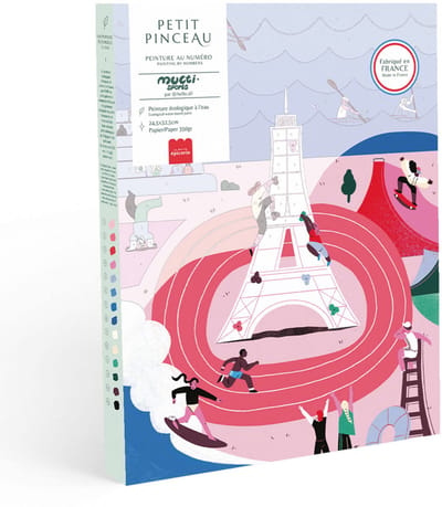 La Petite Epicerie Painting by Number Kit “MULTI SPORTS" 300g H33xW25.5xL3.5cm genummerde schilderijenset | Creatieve | Hobbyset | kinderen en volwassenen | beginnersvriendelijk