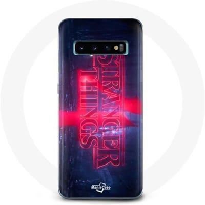 Case voor Samsung Galaxy S10 Plus Stranger Things Logo Transparant Seizoen 4 Trailer 2022
