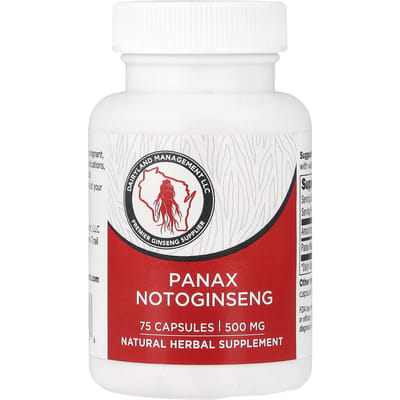 Dairyland Ginseng, Samchil (Panax Notoginseng), 500 mg, 75 Gélules