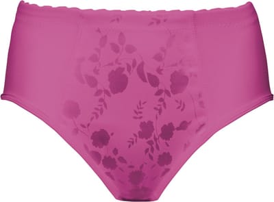 Naturana - Minimizer slip met bloemenpatroon - 0063 - Purple Orchid - 75 - 40