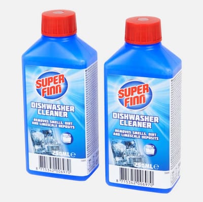SuperFinn - Vaatwasser - Reinigen - Vuil - Kalk - Nare Luchtjes - Schoonmaken - Schoonmaakbeurt - Reinigingsbeurt