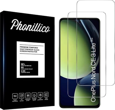 Screenprotector voor OnePlus Nord CE 3 Lite 5G - 2 stuks Beschermglas van glas Transparante glazen schermbeschermfolie