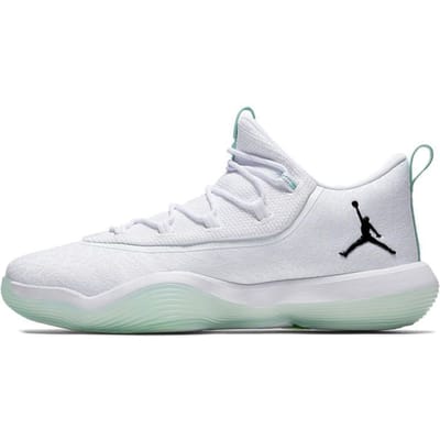 Jordan Super.Fly 2017 Low PF Comfortabele Schokabsorptie Balans Laag Uitgesneden Basketbalschoenen Heren sneaker Wit Groen AJ2664-117 42 white