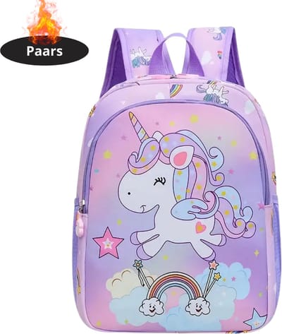 Livano Rugzak - Meisje - Jongens - Backpack - Schooltas - Laptoptas - Paars