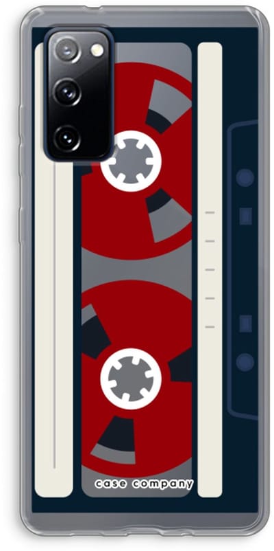 Case Company® - Hoesje geschikt voor Samsung Galaxy S20 FE / S20 FE 5G hoesje - Here's your tape - Soft Cover Telefoonhoesje - Bescherming aan alle Kanten en Schermrand