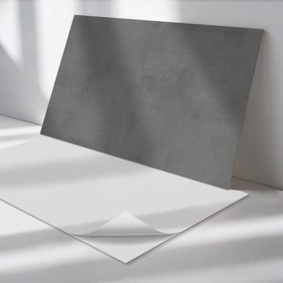 Wallfluent Vinyl Wandpaneel - Ruwe betontextuur Zelfklevend Wandpaneel - 100 cm x 50 cm - Grijs PVC wandpaneel - Set van 1 - Rechthoekig Wandbekleding Vinyl - Texturen Wandpaneel - PVC Muurpaneel - Wandpaneel Keuken en Badkamer