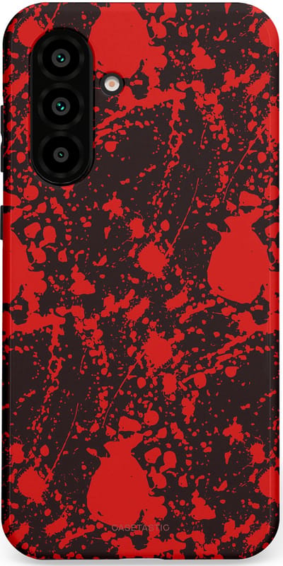 Casetastic Hoesje Geschikt voor Samsung A56 / A36 - Stijlvolle Beschermende Duo-layer Case - In de schaduw van bloed