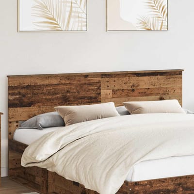 vidaXL Hoofdbord Oud Hout Bewerkt hout