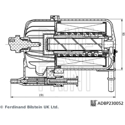 Brandstoffilter BLUE PRINT ADBP230052