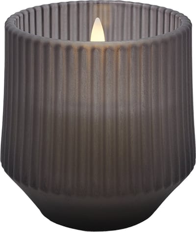 Uyuni Lighting - Led geur kaars - Grijs - 8.5 cm x 9.5 cm