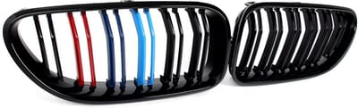 Voorbumper grille Zitro - M-Color Gloss Black - Voor BMW M6 F06/F12/F13 650i/640i - Auto accessoires