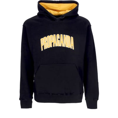 College-hoodie heren zwart