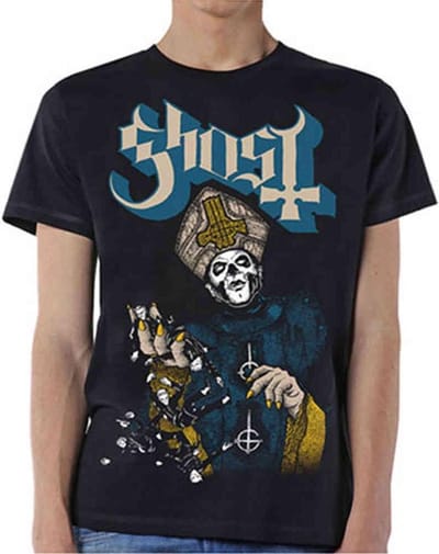 Ghost - Papa Of The World Heren T-shirt - M - Zwart