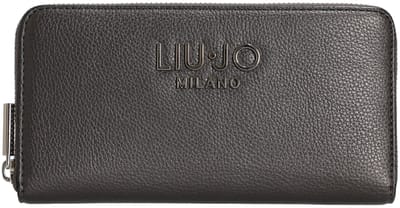 Liu Jo Caliwen XL Zip Around - Portemonnee 12 pasvakken 19 cm (antraciet metallic)