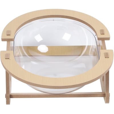 Lit Transparent pour Chat Spacieux Structure Stable Look Élégant Hamac Transparent pour Chat pour Dormir Jouer se Prélasser white