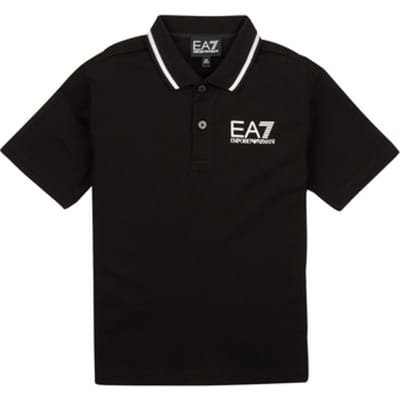 Ea7 Emporio Armani 8nbf51_bj02z Korte Mouw Poloshirt Zwart 6 Years Jongen