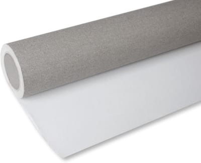 Famanu – Canvas rol (10 m) – wit katoen – voor grote kunstprojecten & schilderwerk