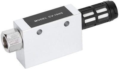 LIVIA HOME- Vacuümejector Aluminium - Pneumatische Afvoerklep - 1mm Nozzle Diameter - Werkdruk 1~6BAR - Zuigdebiet 27L/min - Lichtgewicht 79g - Vacuümgenerator