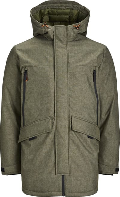 JACK&JONES JCOBLACK PARKA BF Heren Jas - Maat L