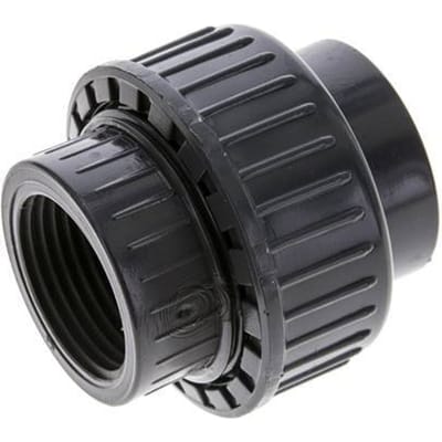 PVC Lijmmof Binnendraad Rp 1'' FKM