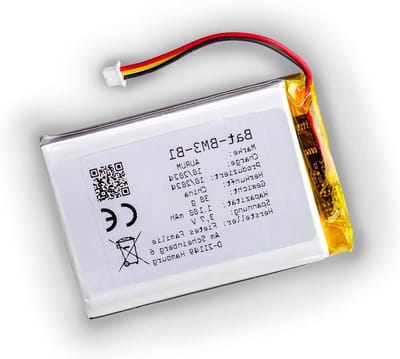 Vervangende Babyfoon Batterij - Oplaadbare Batterij Monitor - Babykamer Bewaken - Specifiek Ontworpen - 1100 mAh - Zwart
