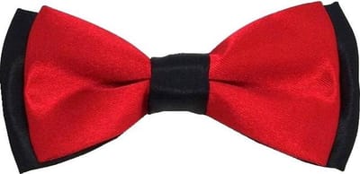 Fako Fashion - Kinder Vlinderstrik - Vlinderdas - Kinderstrik - Strik - Duo Tone - 10cm - Rood