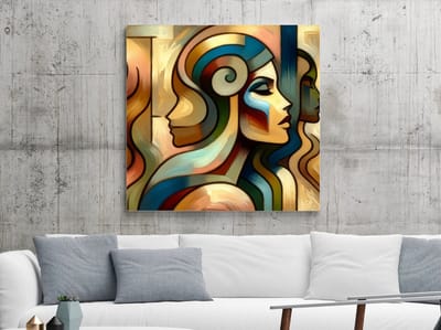 Kunstprint | Wanddecoratie | Dibond | 80 × 80 cm
