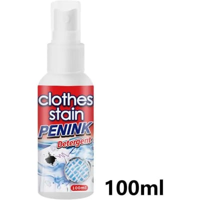 Kleding Vlekverwijderaar 100ml Inktverwijderaar Spray Inkt Marker Tapijten Directe Vlekverwijderaar Voor Stof Kleding Tapijt Wasgoed 100ML white