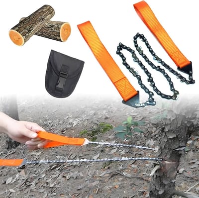 Draagbare Handzaag voor Buiten, Ideaal voor Kamperen en Hiking, Carbon Staal, Multifunctionele Zaag voor Survival en Outdoor Activiteiten