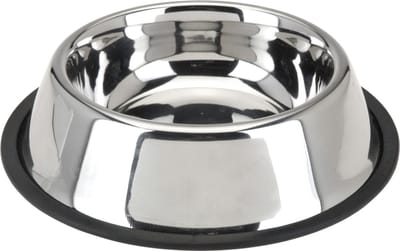 Dogs Collection Hondenvoer- En Drinkbak Ema 25 Cm Rvs Zilver/zwart