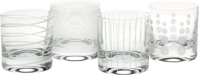 Mikasa - Tumblers - Cheers - Kristalglas - Set van 4 - 377ml