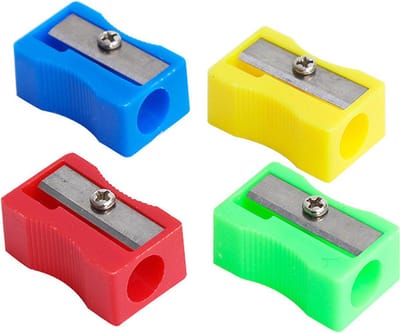 Premium Set Puntenslijpers | Gekleurde Puntenslijpers | 1-Gaats - Set van 4